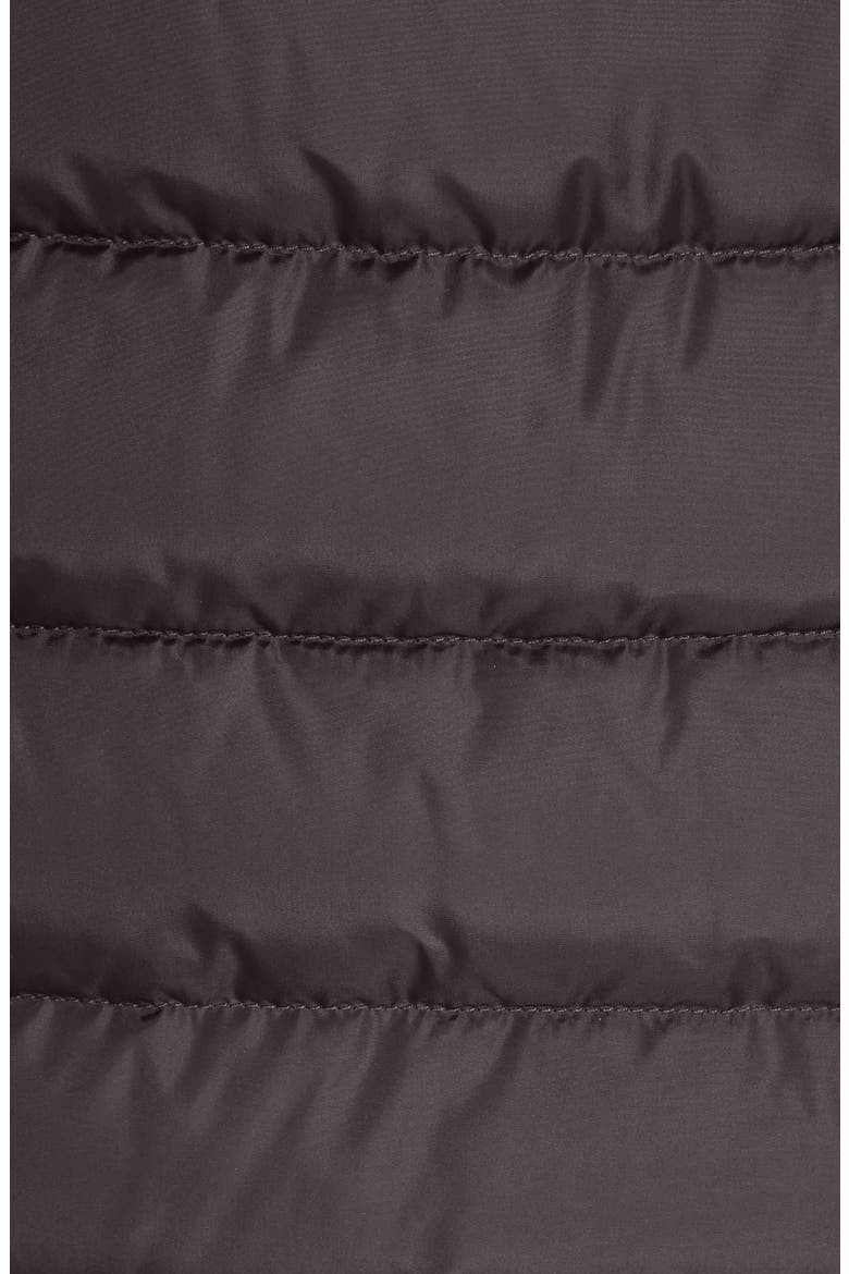 Taleve Hooded Quilted Down Coat, Alternate, color, GREY