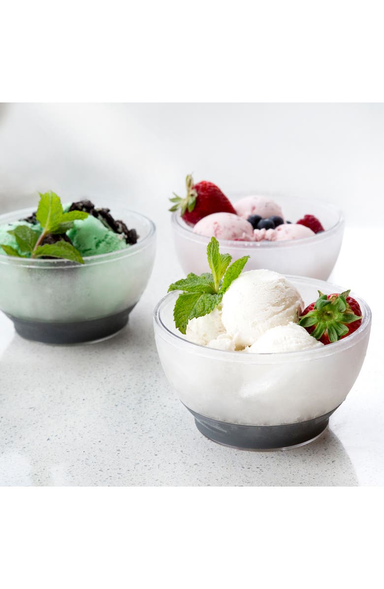 HOST Ice Cream FREEZE Cooling Bowl Set of 2, Alternate, color, Gray