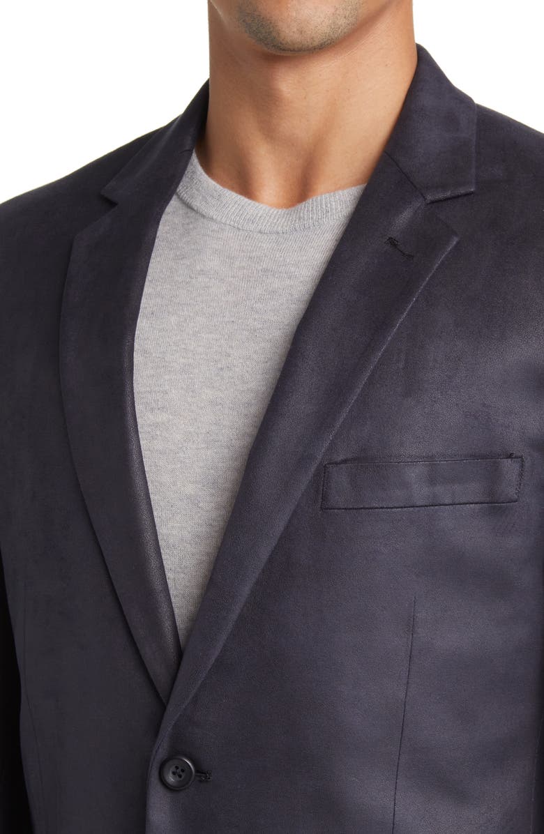 DANIEL HECHTER Norris Faux Suede Blazer, Alternate, color, Blue