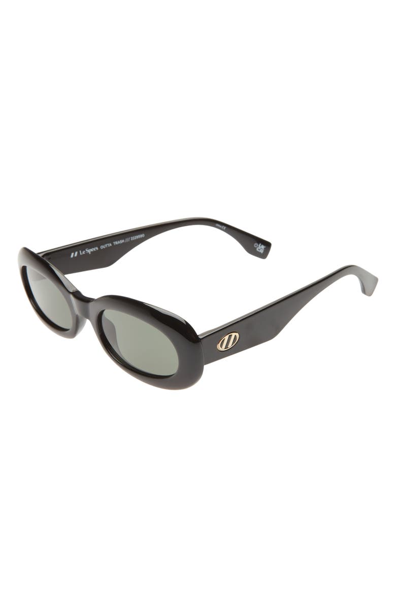 Le Specs Outta Trash 53mm Oval Sunglasses, Alternate, color, 