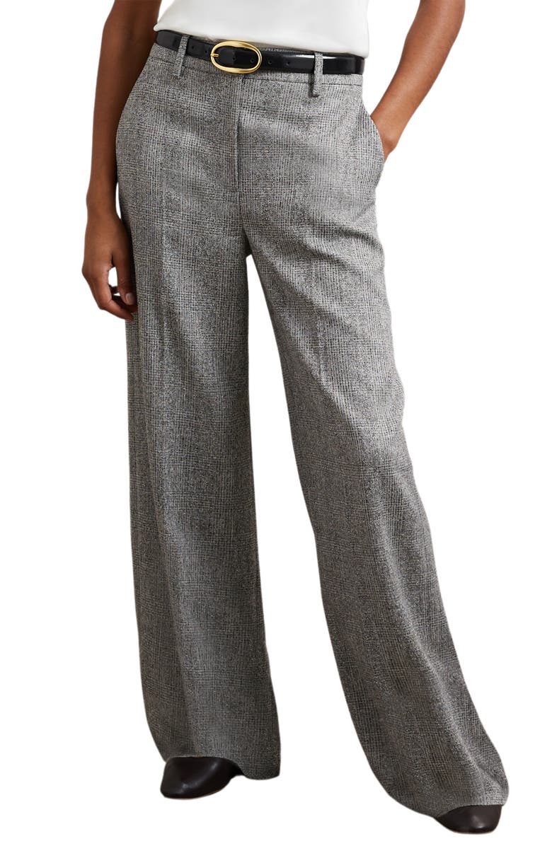 Reiss Darlton Straight Leg Pants, Main, color, Grey