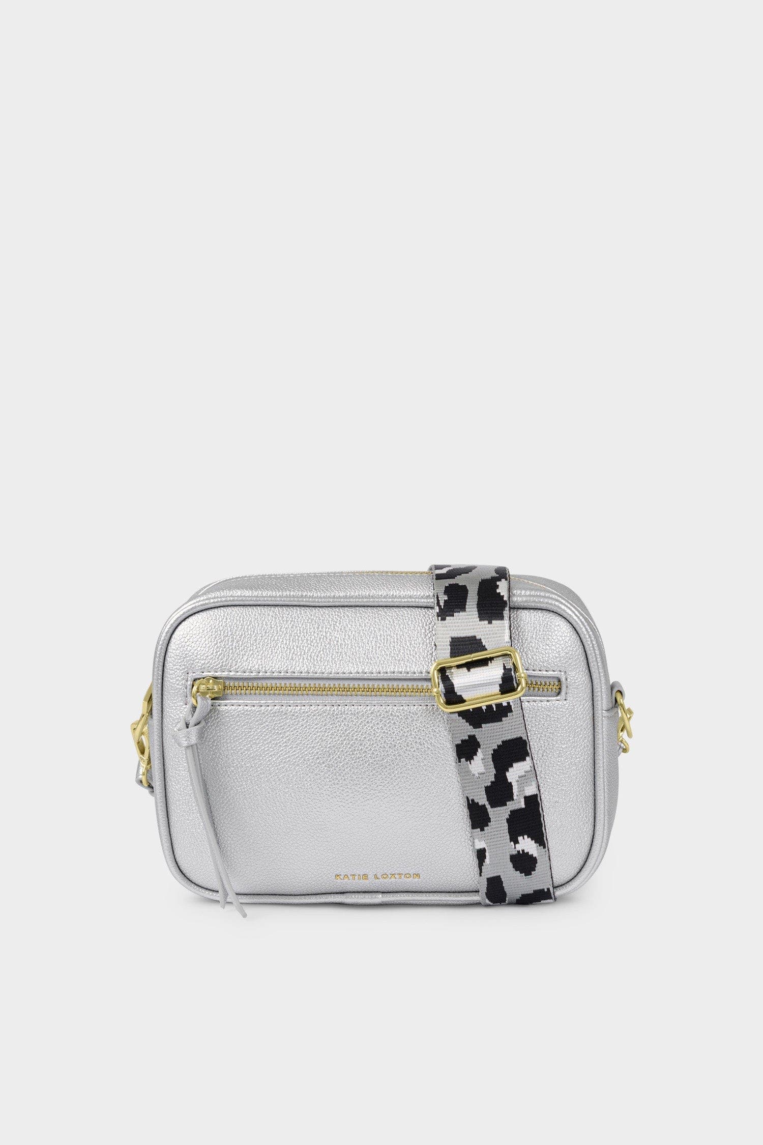 Katie Loxton Hallie Crossbody Bag in Silver, Alternate, color, Silver