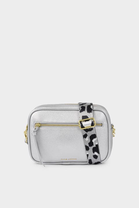 Hallie Crossbody Bag in Silver