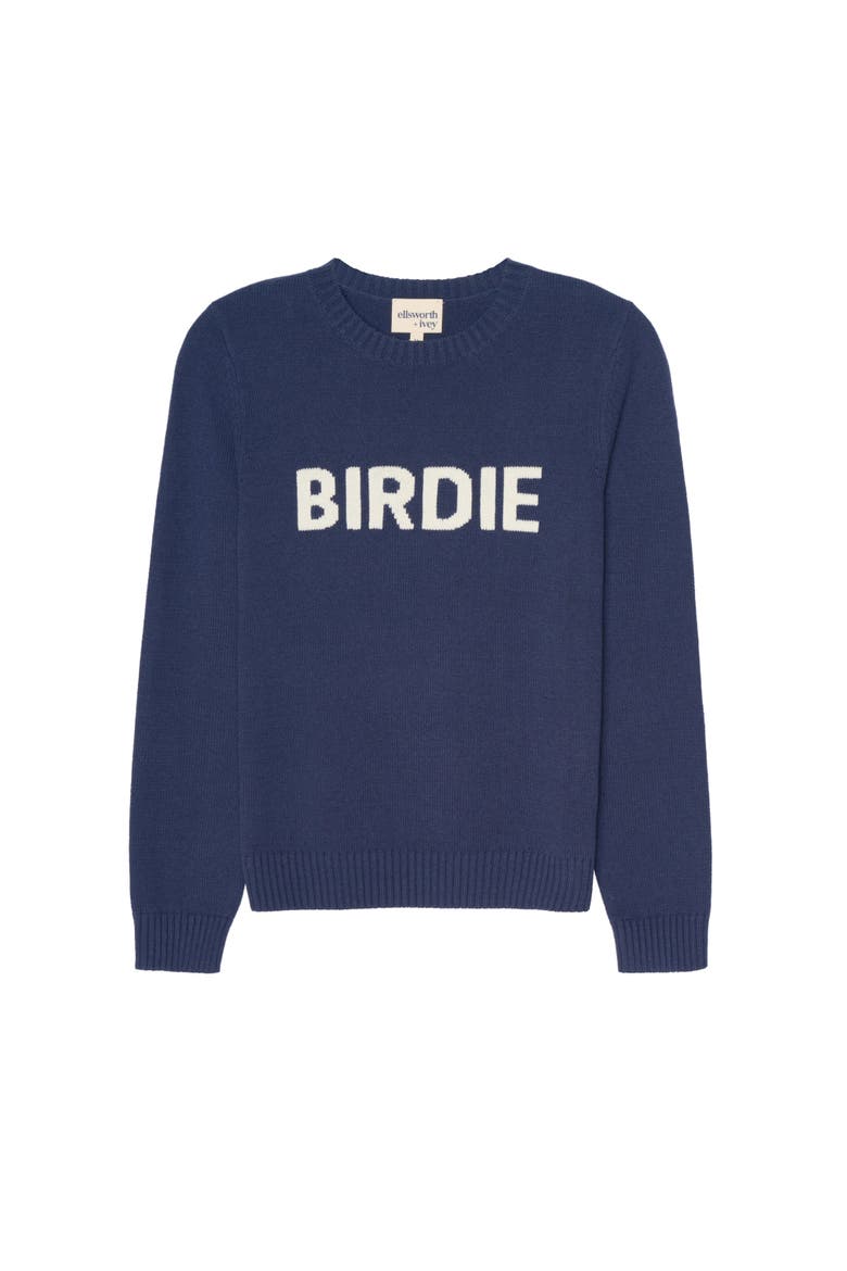 Classic Crewneck - Birdie, Main, color, Navy