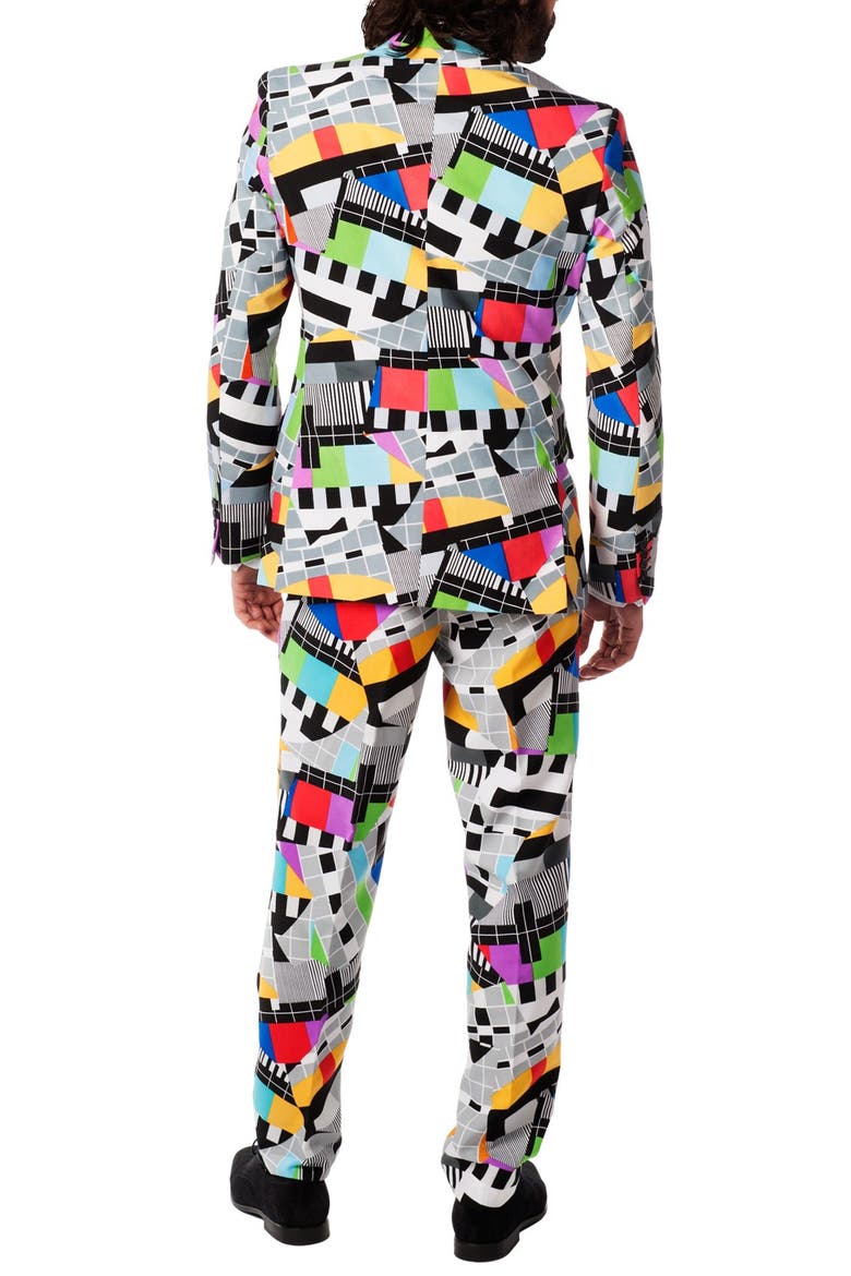 'Testival' Trim Fit Two-Piece Suit with Tie, Alternate, color, MISCELLANEOUS