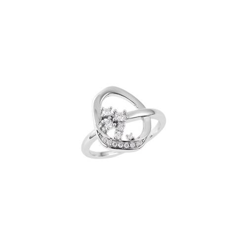 Lucy Quartermaine Volcan Ring In Sterling Silver