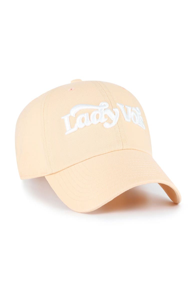 Men's '47 Light Orange Tennessee Volunteers Clean Up Adjustable Hat, Alternate, color, Light Orange