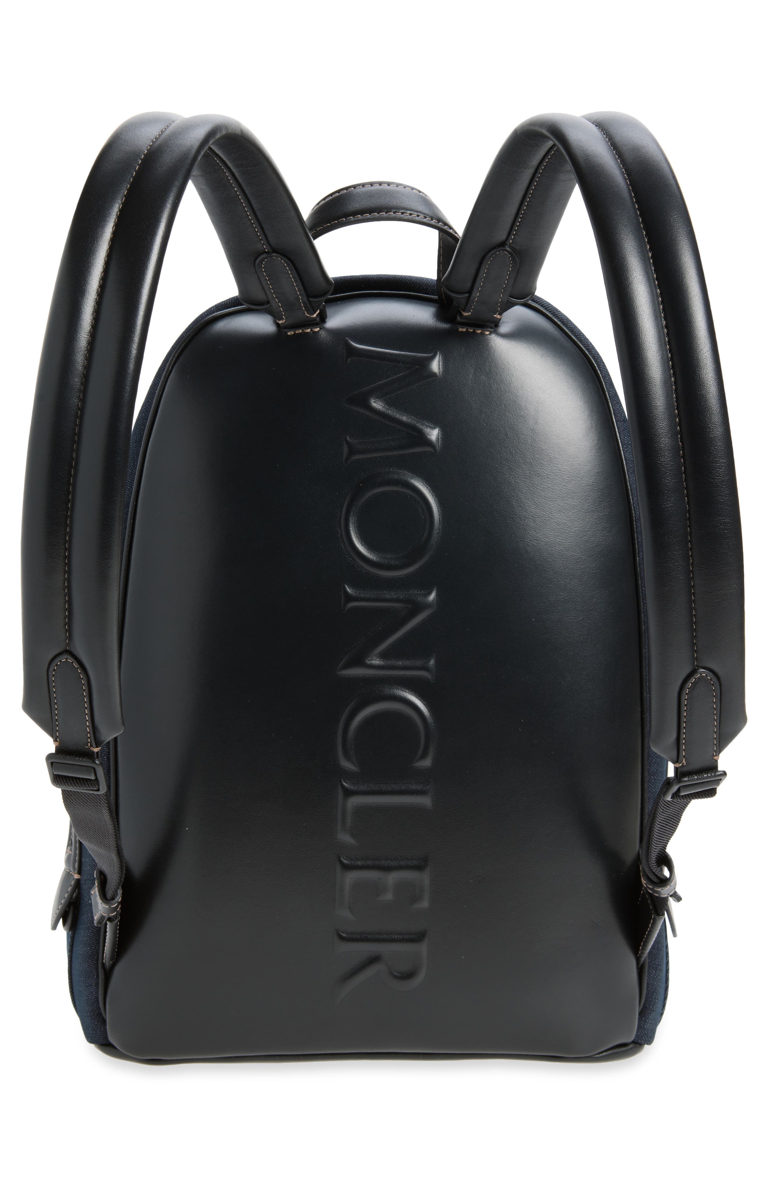 Carlo Denim & Leather Backpack, Alternate, color, RHODONITE