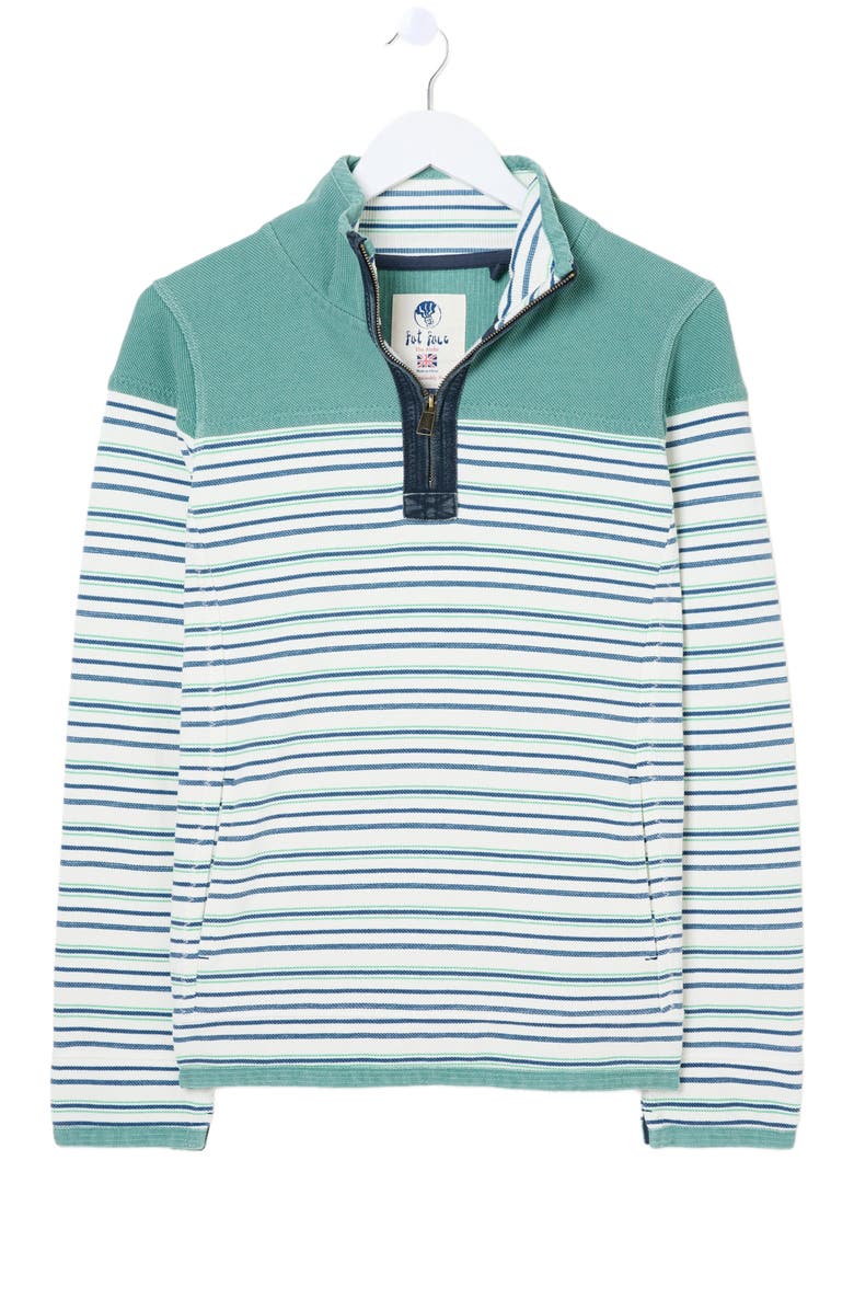 FatFace Stripe Sweatshirt, Alternate, color, 