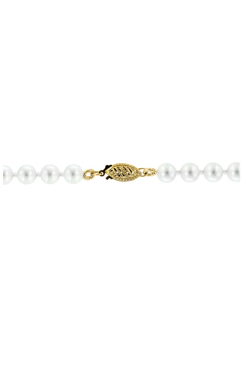 14K Yellow Gold Vintage Single Strand Necklace, Alternate, color, 14K Gold