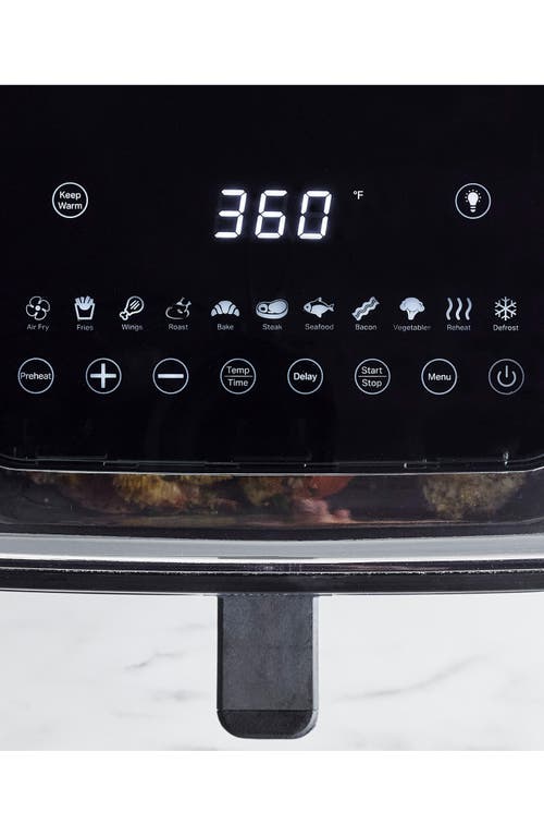 Greenpan Clearview Xl 7qt Air Fryer Black In Black