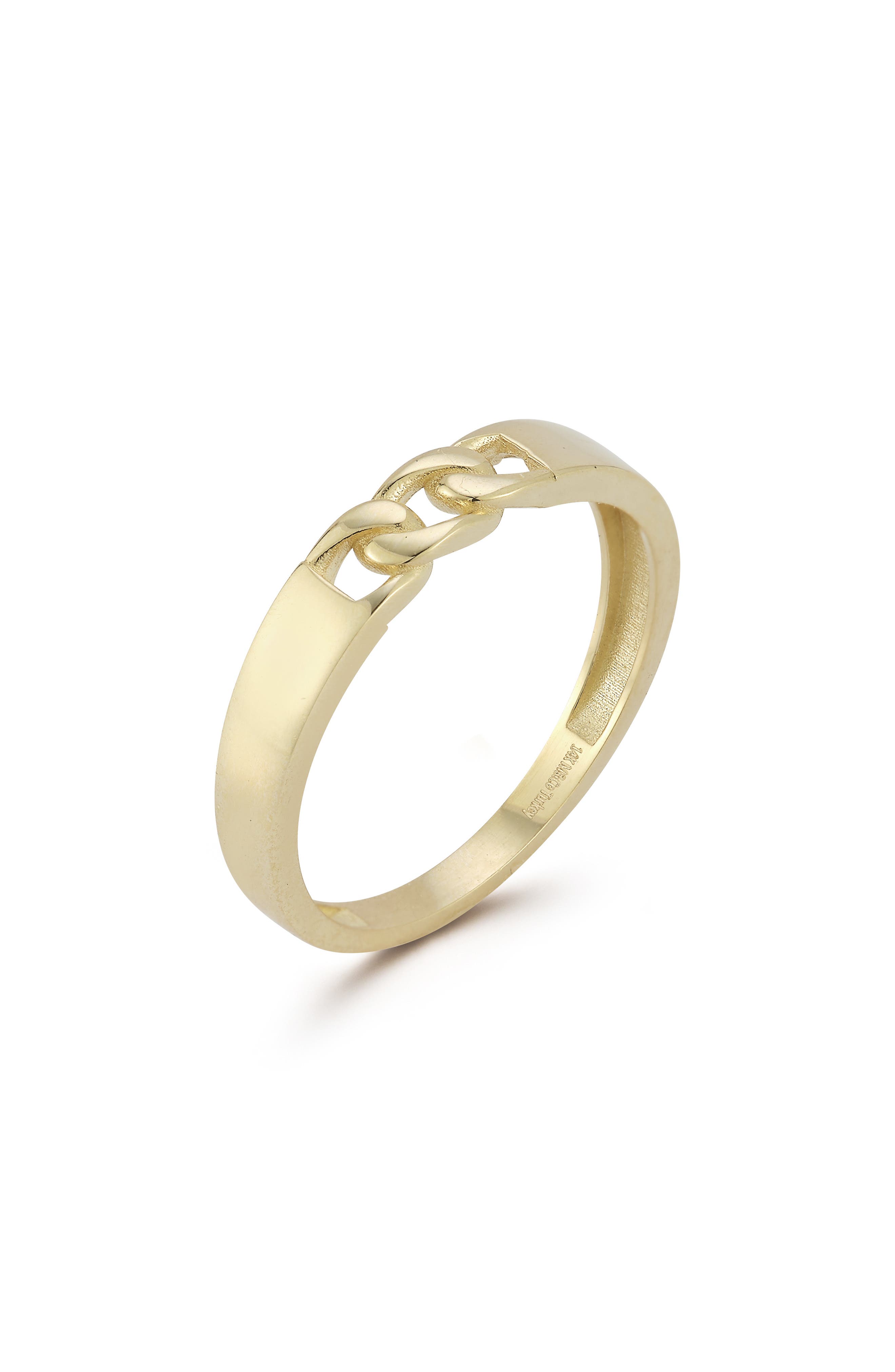 Ember Fine Jewelry Tri Curb Chain Ring