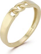 Ember Fine Jewelry Tri Curb Chain Ring