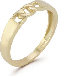 Ember Fine Jewelry Tri Curb Chain Ring