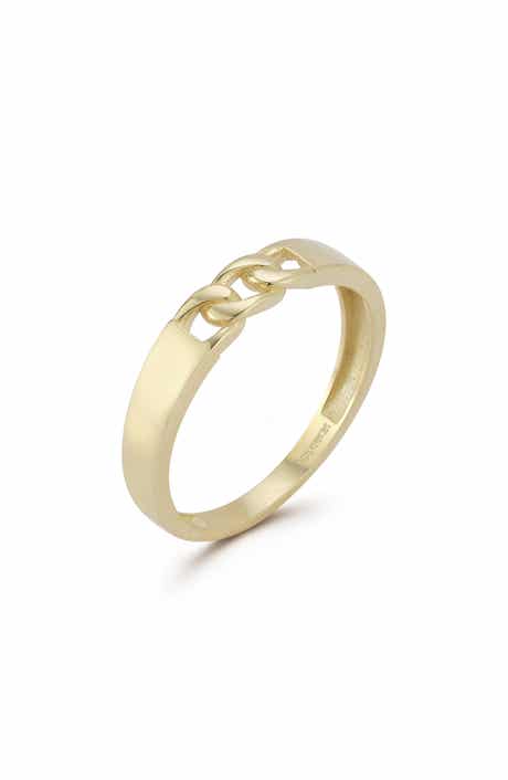 Ember Fine Jewelry Tri Curb Chain Ring