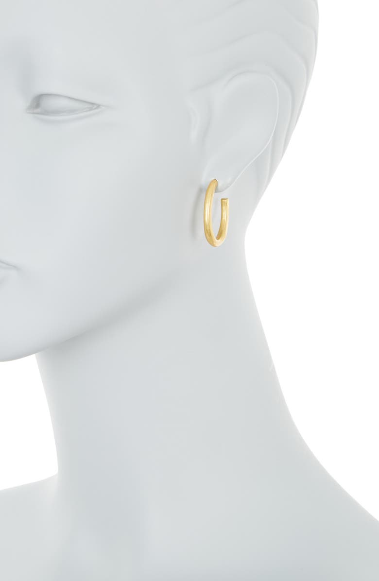 Madewell Lou Hoop Earrings, Alternate, color, 