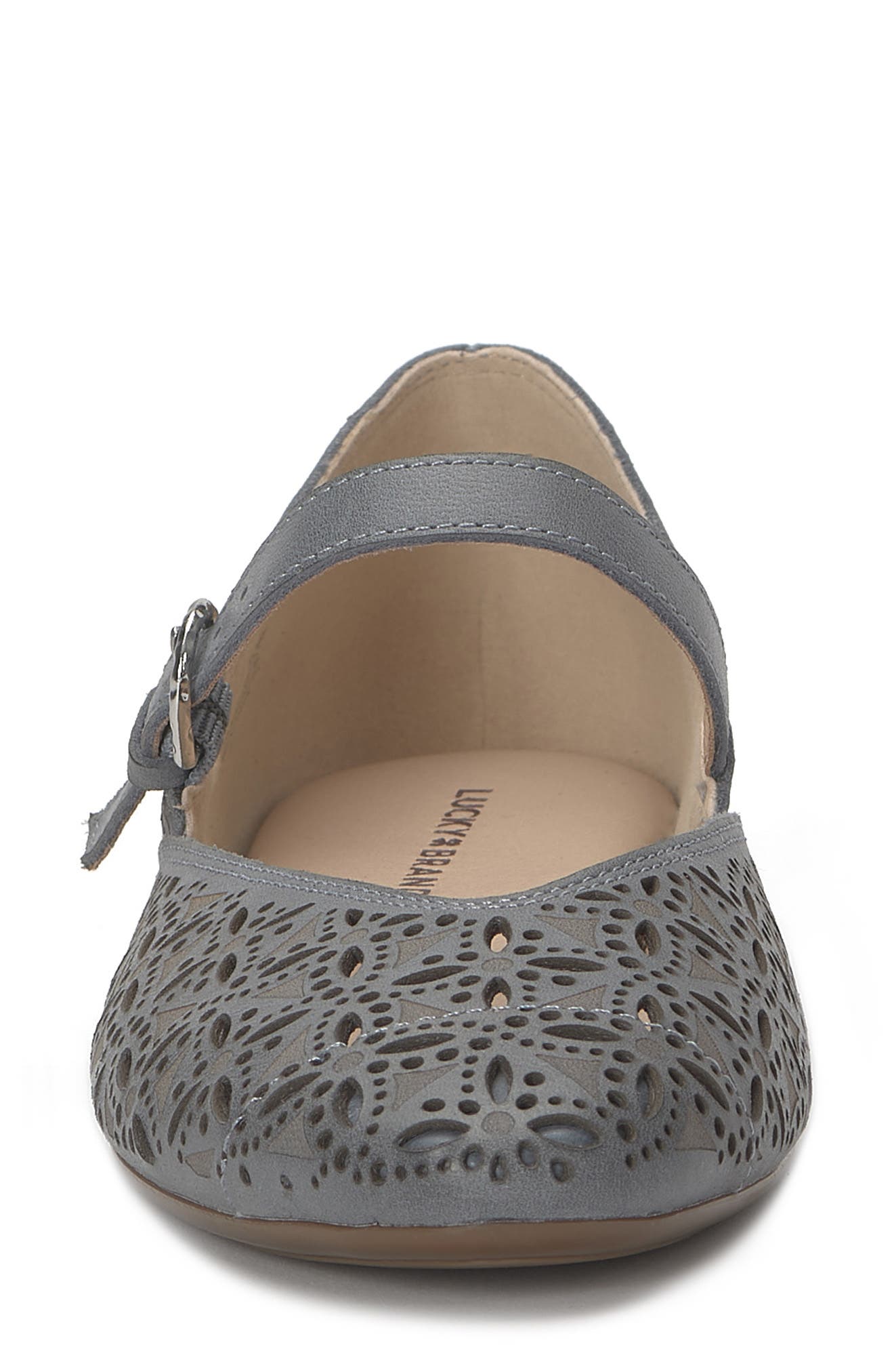 Lucky Brand Cyrena 2 Mary Jane Flat, Alternate, color, French Grey
