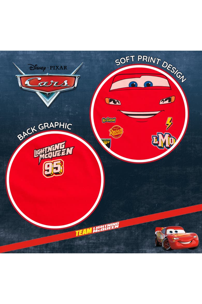 Cars Short Sleeve T-Shirt, Alternate, color, Lightning McQueen Red