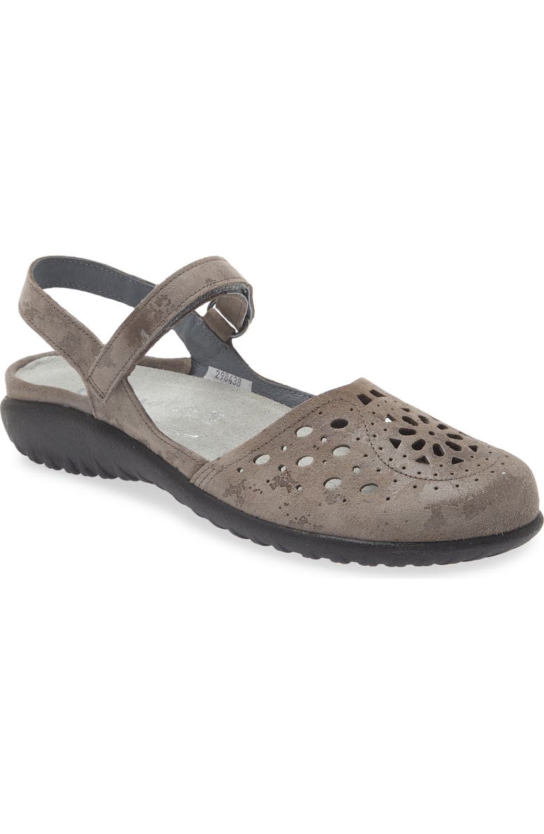 Naot 'Arataki' Mary Jane, Main, color, Grey Marble Suede