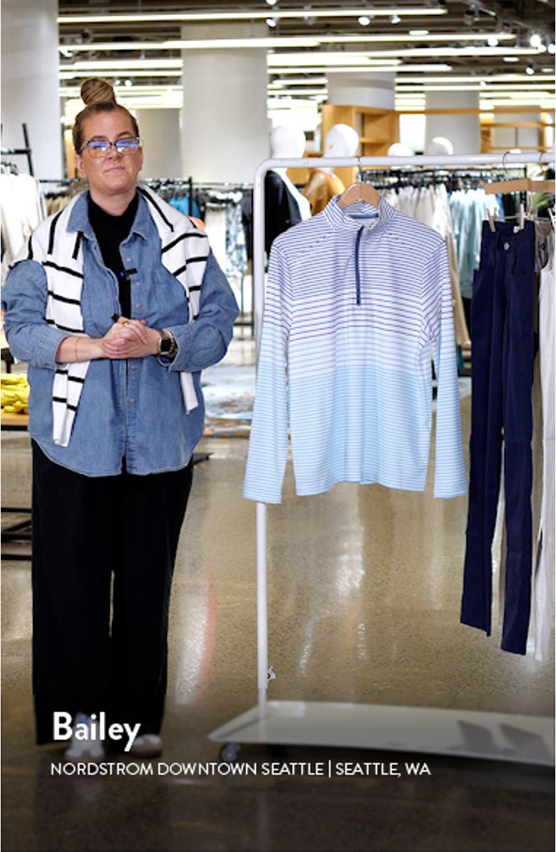 Sankaty Stripe Quarter Zip Performance Pullover, sales video thumbnail