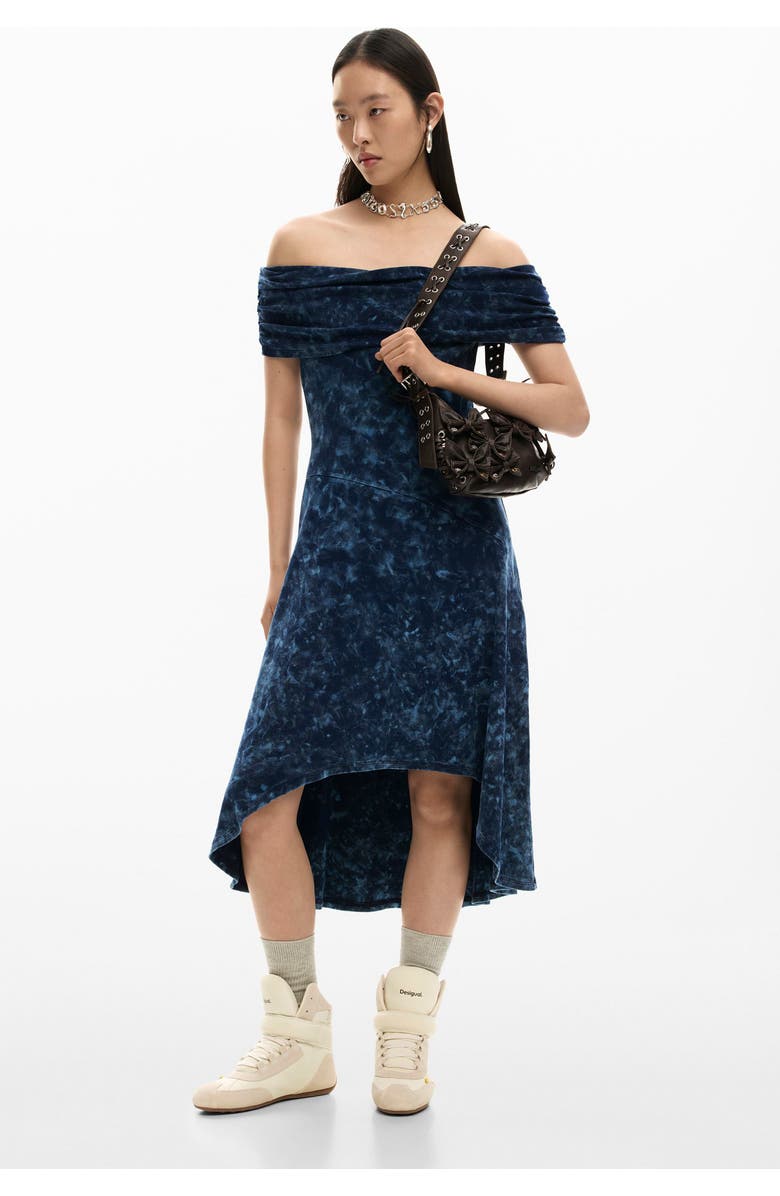 Desigual Small Butterfly Appliqué Handbag, Alternate, color, Brown