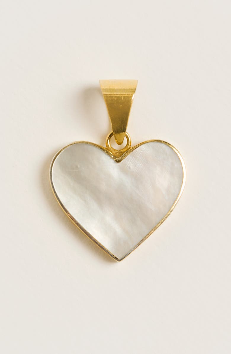 Freya Rose Mother of Pearl Heart Pendant, Alternate, color, Mother Of Pearl
