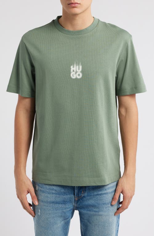 HUGO Dalsar Graphic T-Shirt in Open Green  product