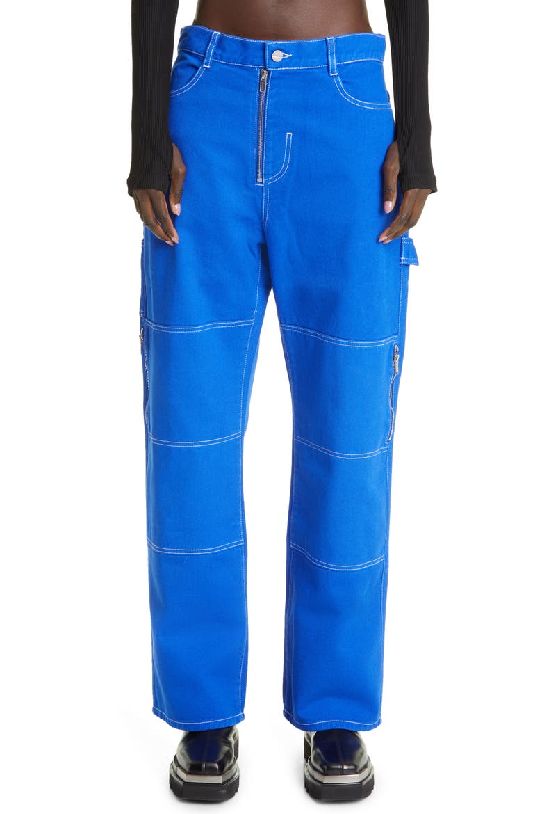 Straight Leg Denim Carpenter Pants, Main, color, BLUEPRINT