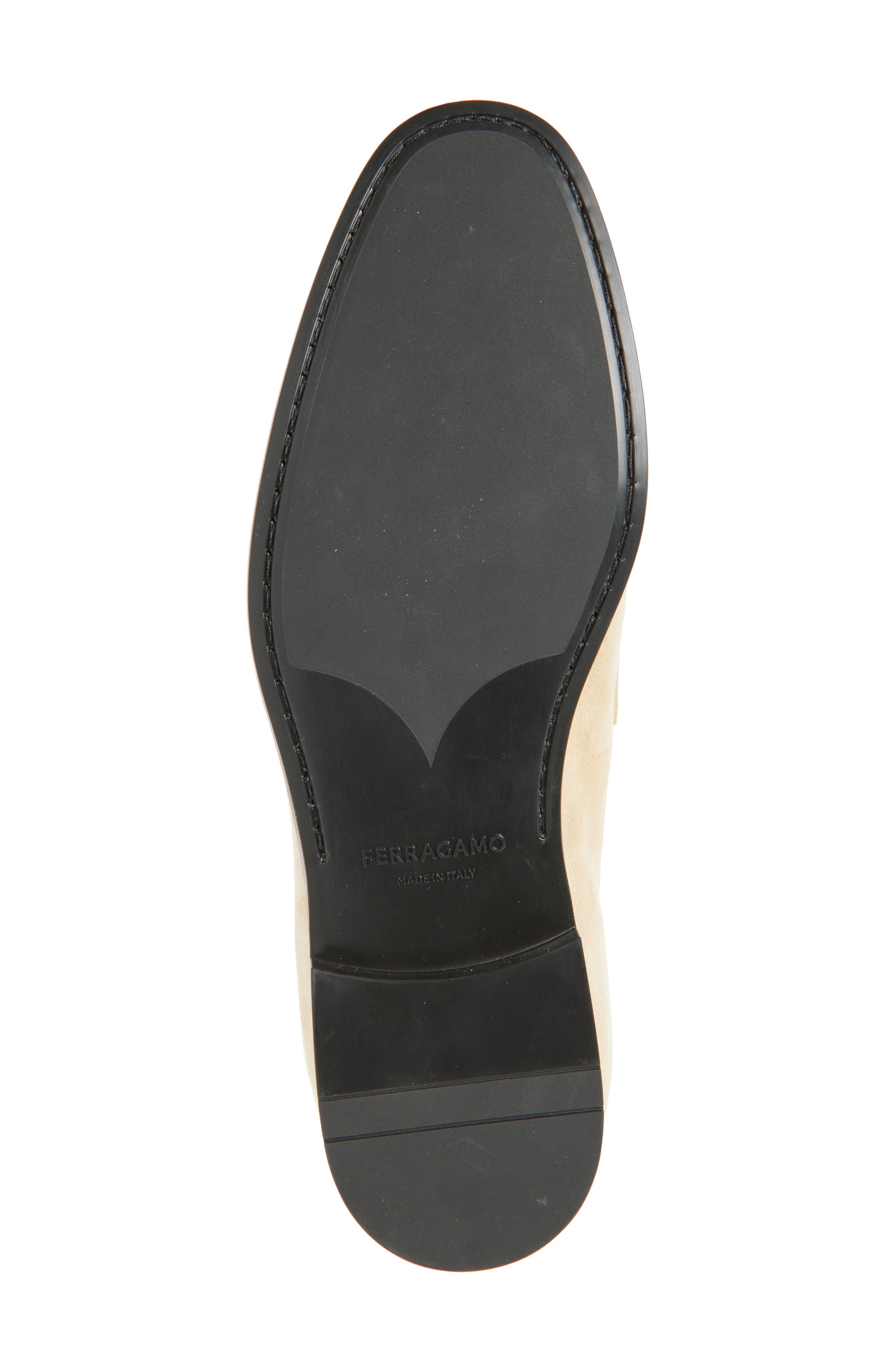 FERRAGAMO Tiberio Penny Loafer, Alternate, color, Ecru Naturale Naturale