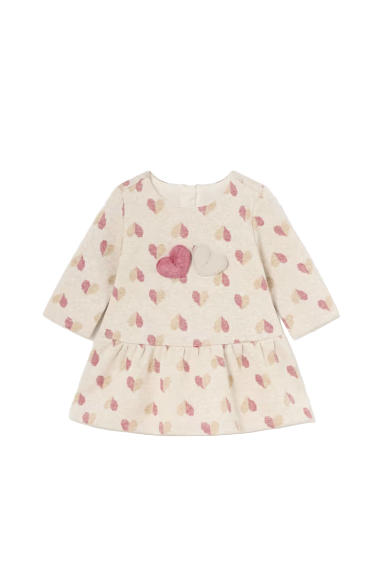 Mayoral 3 Piece Set with Faux Fur Vest, Main, color, Beige