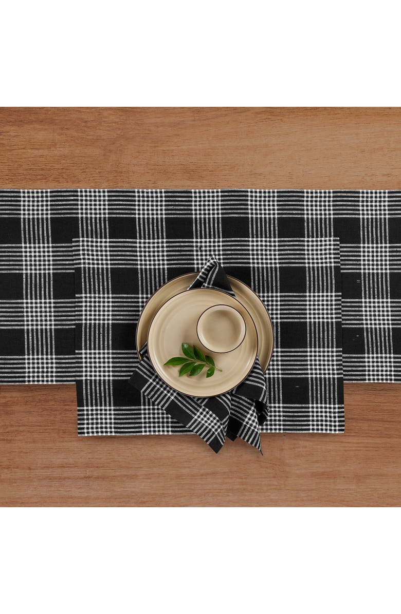 Solino Home Linen Placemats - Glen Check, 14" x 19", Alternate, color, 