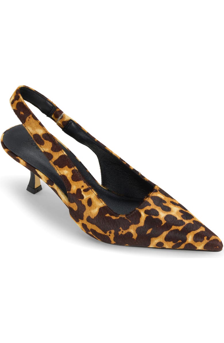 Yosi Samra Haven Genuine Calf Hair Slingback Pump, Main, color, Leopard