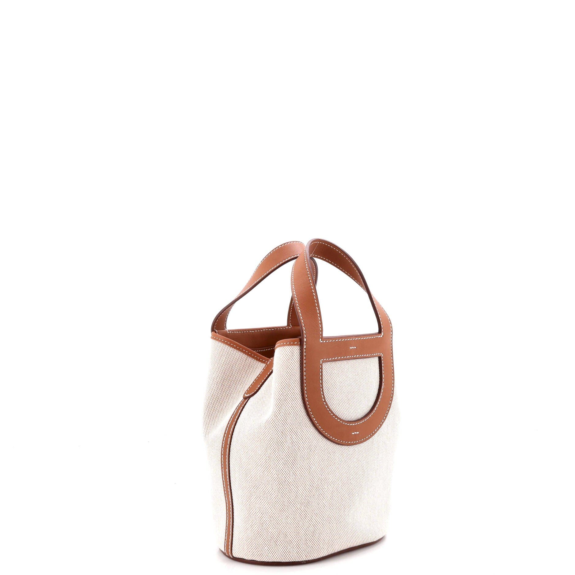 Pre-Owned Hermes In-The-Loop Bag Canvas with Swift 18, Alternate, color, Gold