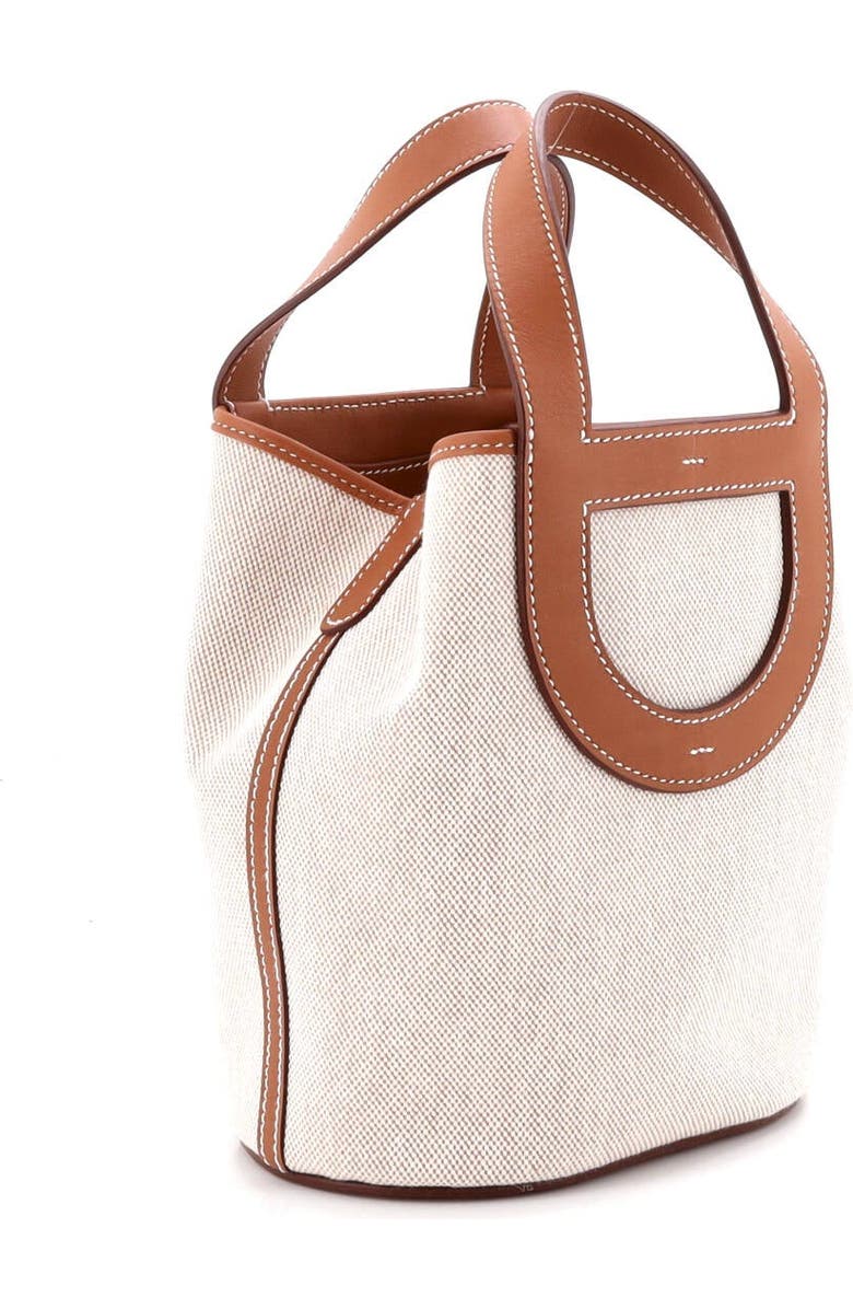 Pre-Owned Hermes In-The-Loop Bag Canvas with Swift 18, Alternate, color, Gold