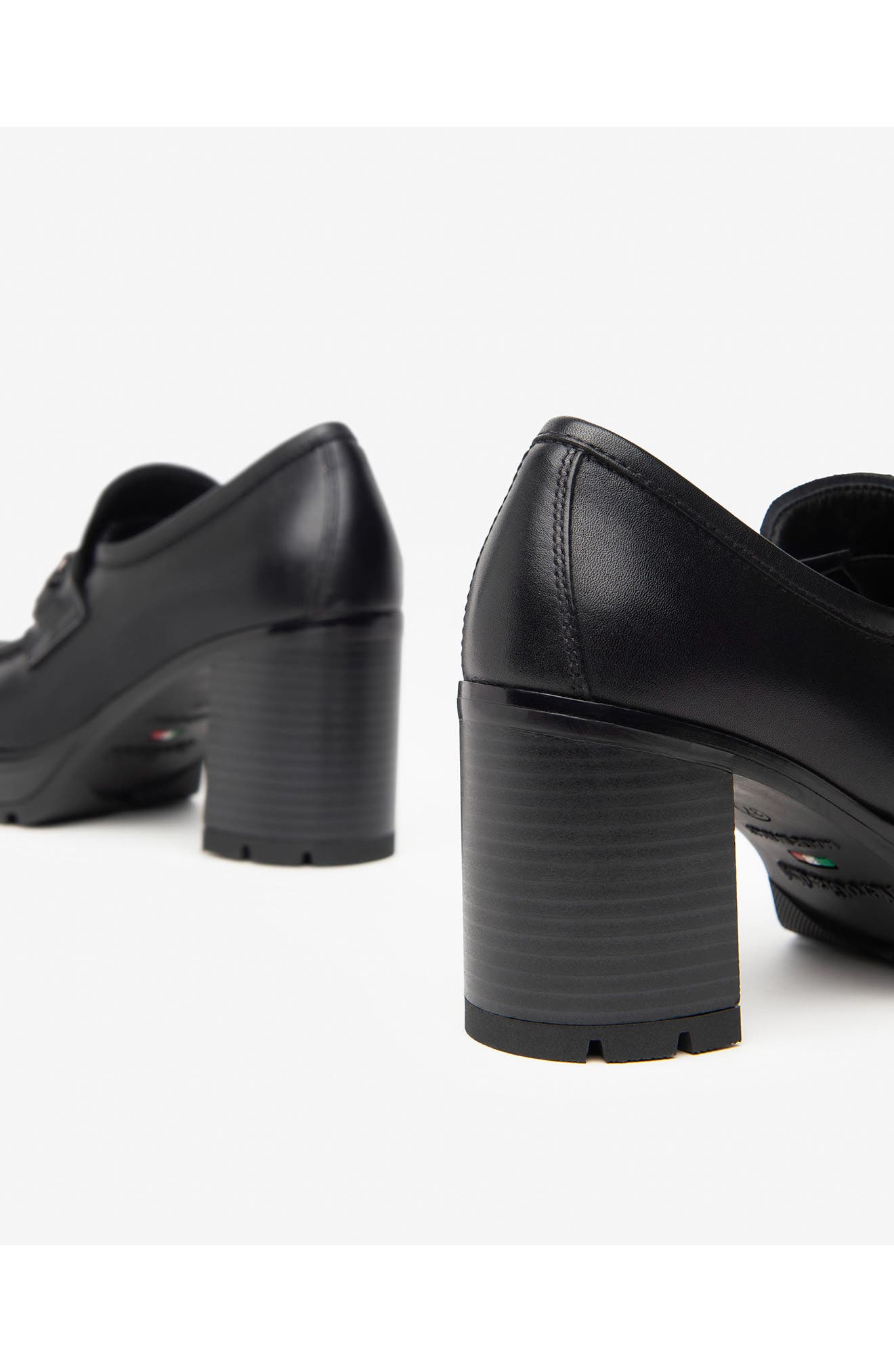 NeroGiardini Bit Loafer Pump, Alternate, color, Black