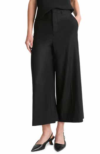 Vince Mid Rise Flannel Culottes