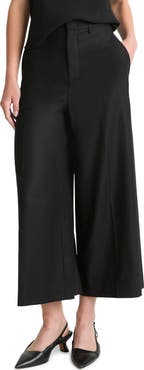 Vince Mid Rise Flannel Culottes