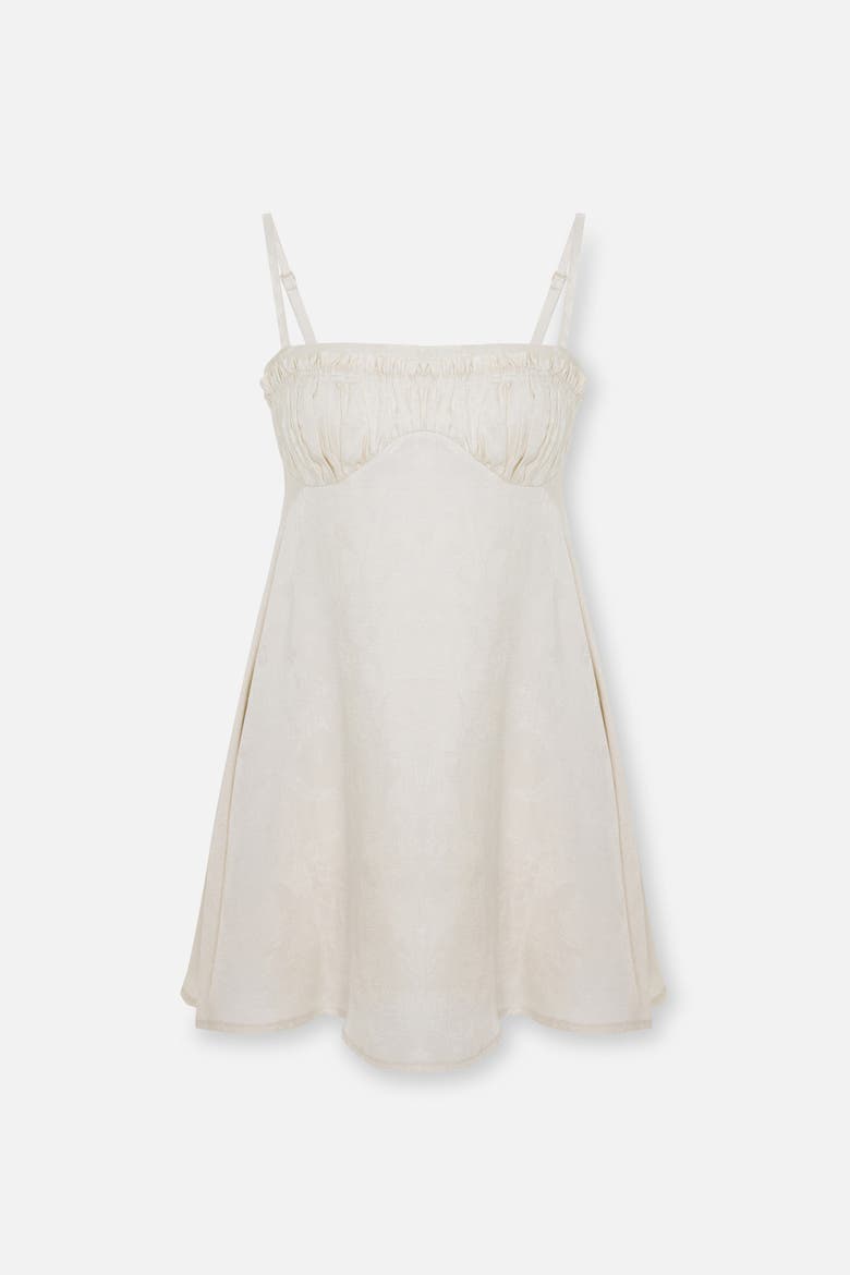Daydreamers Strappy Backless Mini Dress, Main, color, Beige