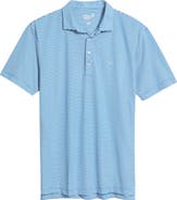 johnnie-O Dru Stripe Performance Polo
