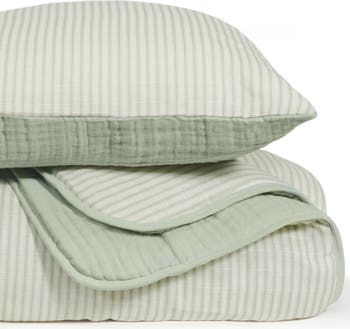 Organic Cotton Muslin Quilt & Sham Set