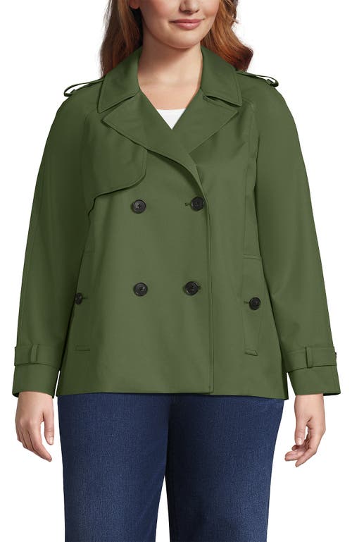 LANDS' END LANDS' END TRENCH RAIN JACKET