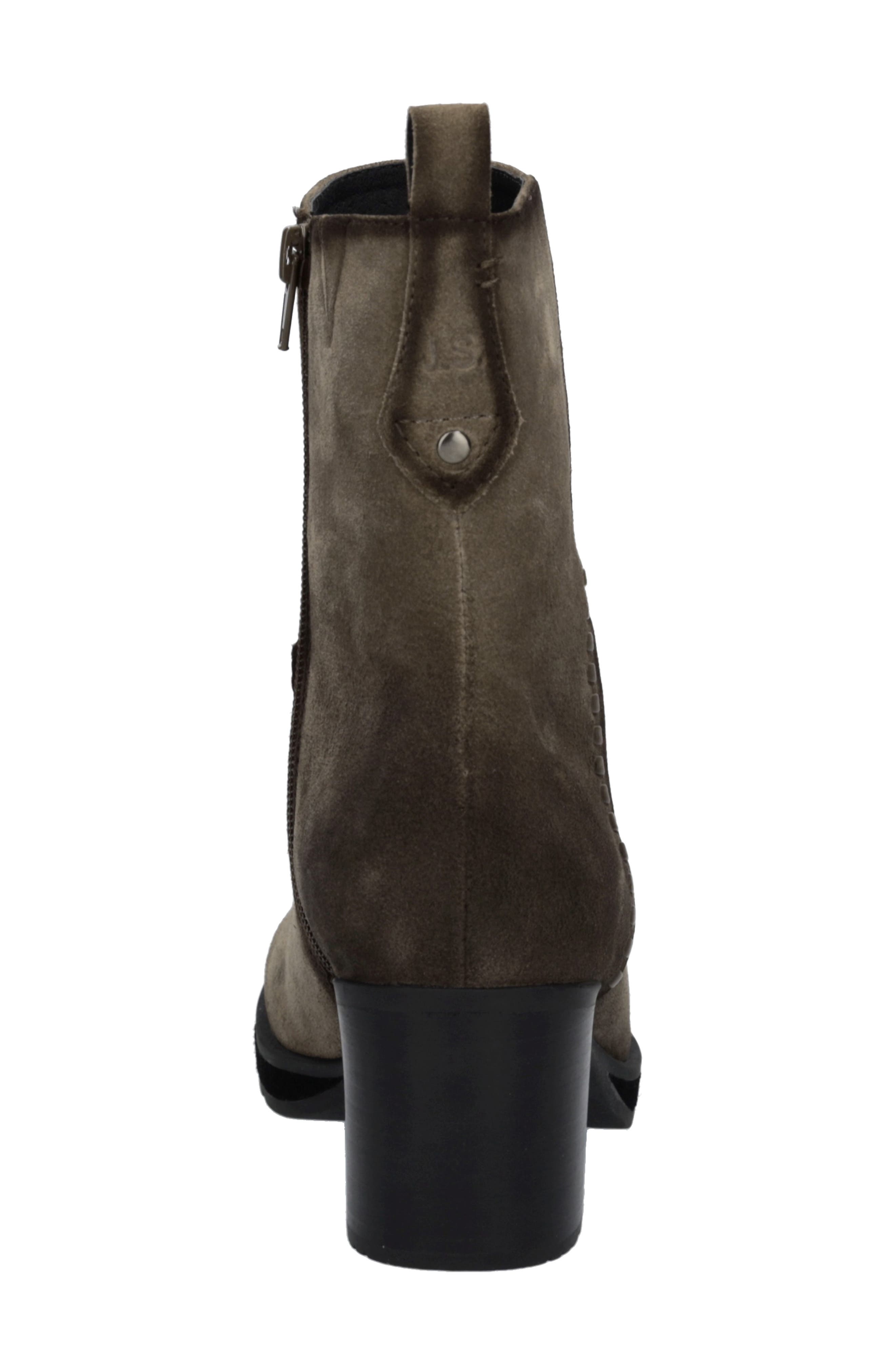 Gloria 10 Leather Bootie, Alternate, color, TAUPE