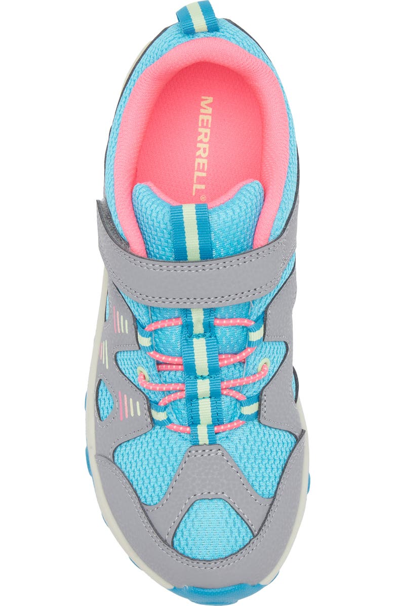 Merrell Kids' Trail Chaser Sneaker, Alternate, color, Grey/ Turquoise/ Multi