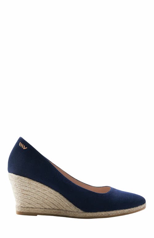 Viscata Roses Canvas U Cut Espadrille Wedges