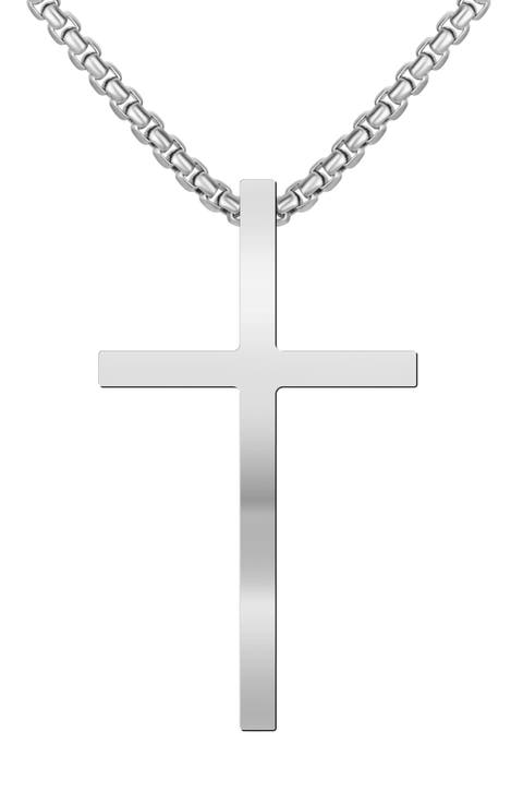 Men's Cross Pendant Necklace