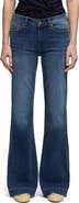 7 For All Mankind Dojo Tailorless Mid Rise Flare Jeans
