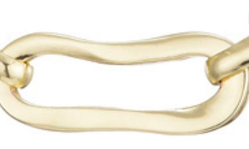 Adornia Organic Link Chain Necklace In Gold