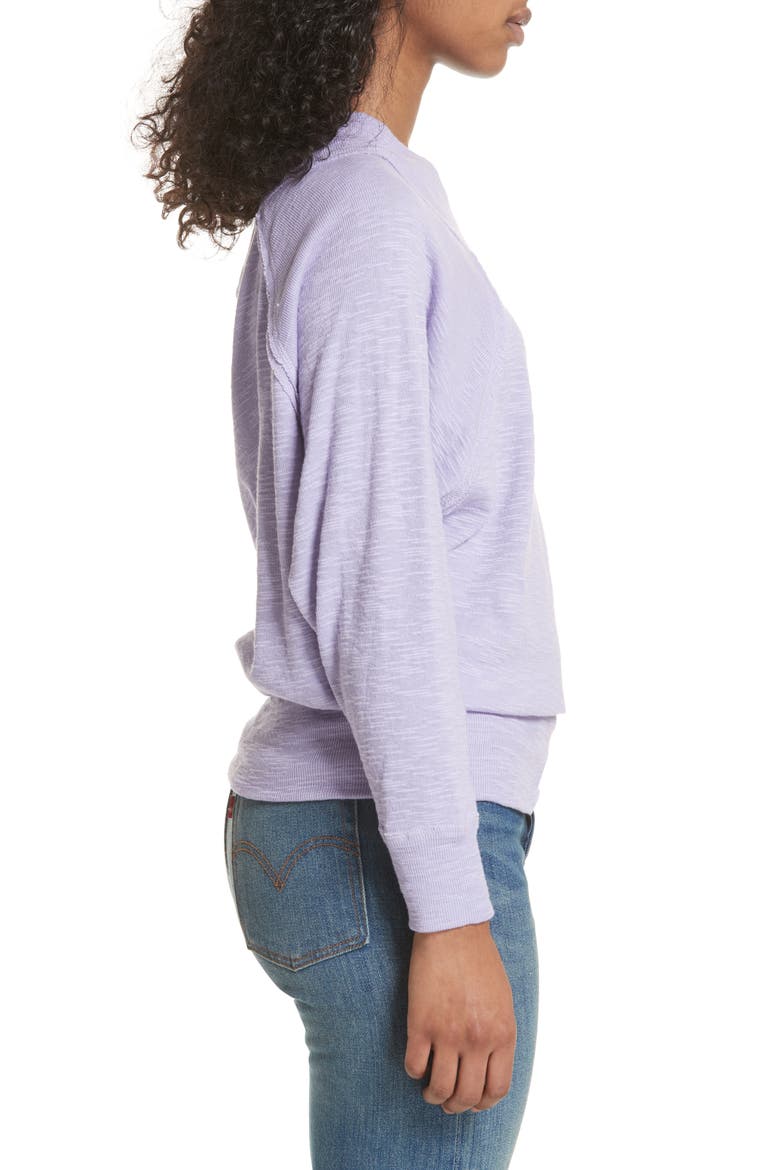 Palisades Off the Shoulder Top, Alternate, color, LILAC