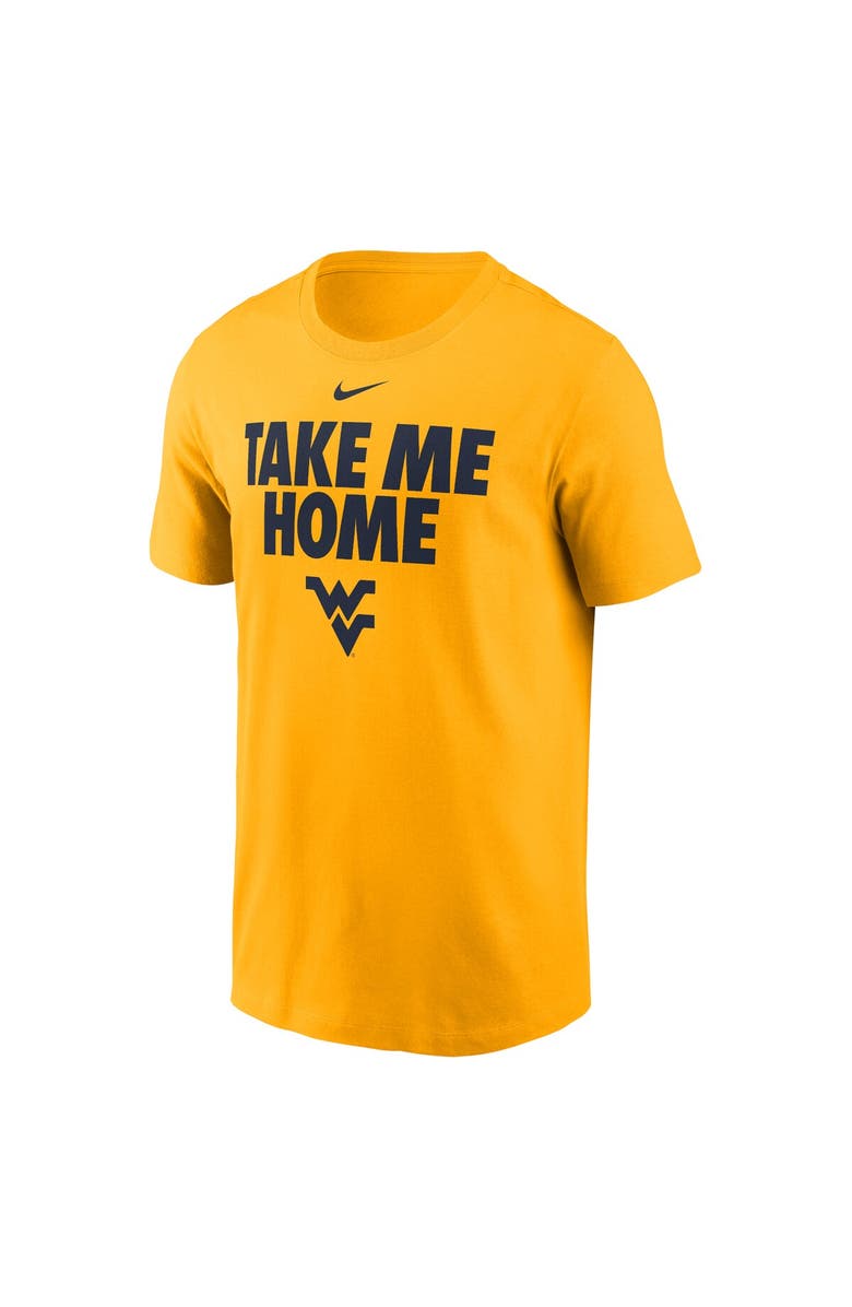 Nike Men's Nike Gold West Virginia Mountaineers Local Ultimate Chant T-Shirt, Alternate, color,
