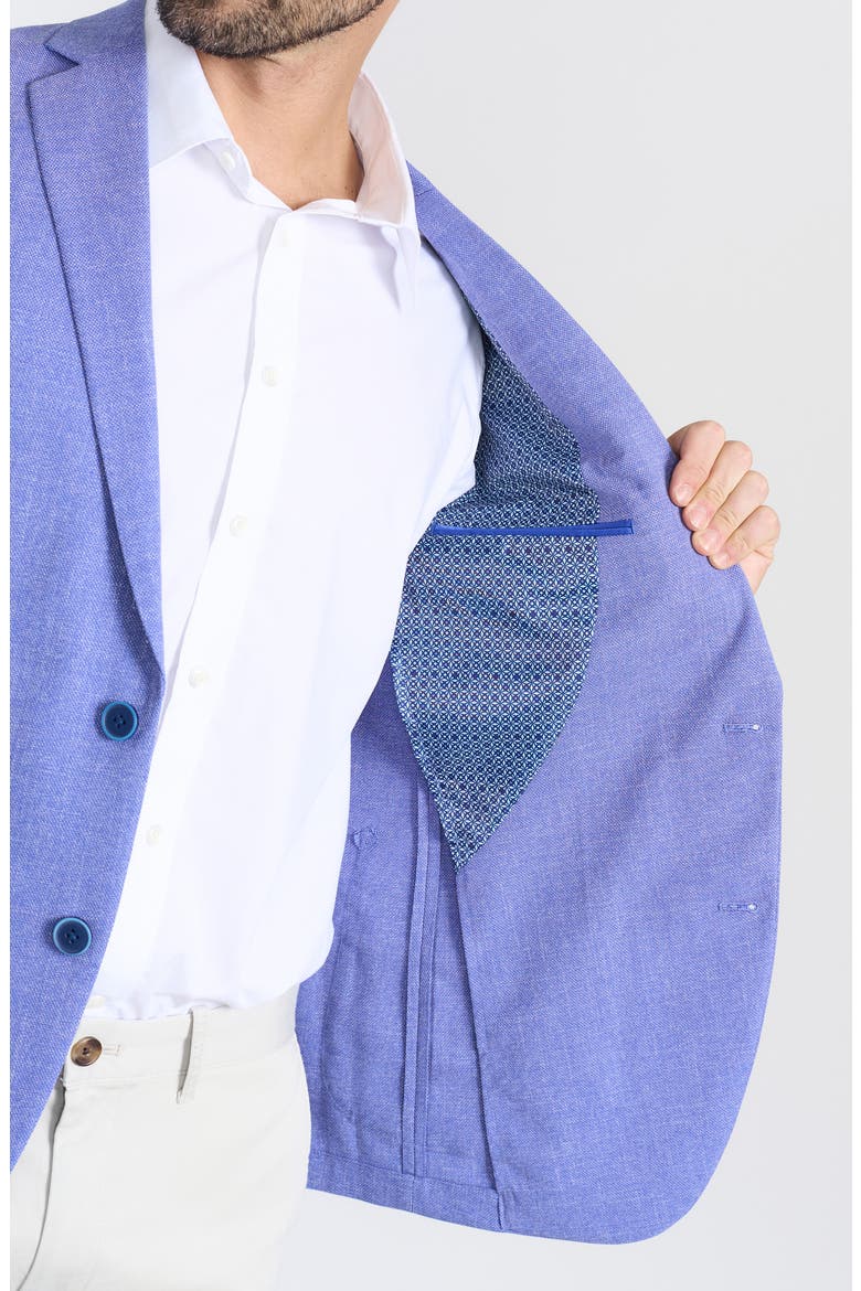 Gantona Textured Sport Coat, Alternate, color, PURPLE